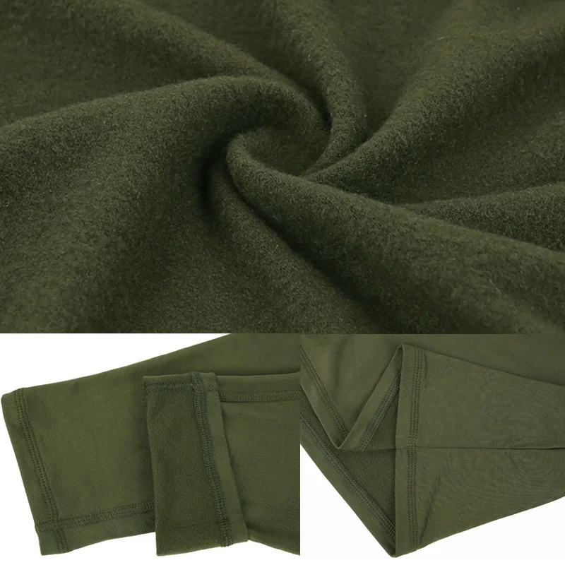 

Men's Plus Cashmere Thermal Underwear Set Long Johns Winter Thermo Underwear Base Layer Men Sports Compression Long Sleeve Shirt