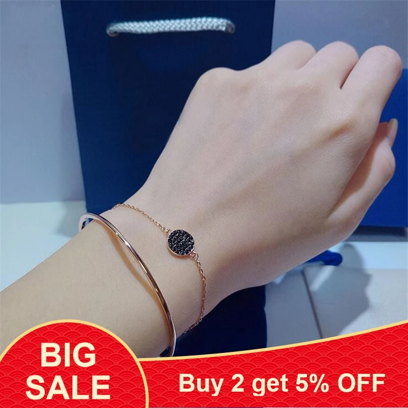 Женский вечерние из серебра 925 пробы с фианитом|Гибкие и жесткие браслеты| |