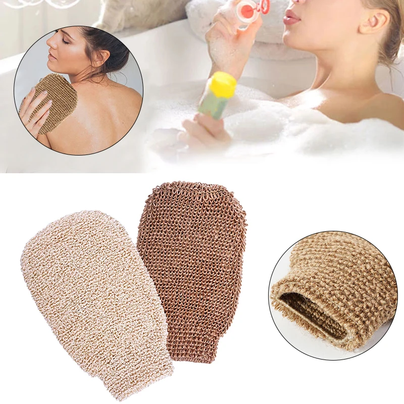 

1/2Pcs Peeling Exfoliating Gloves Shower Body Brush Fingers Bath Towel Peeling Mitt Body Scrub Gloves Bath Spa Foam Shower