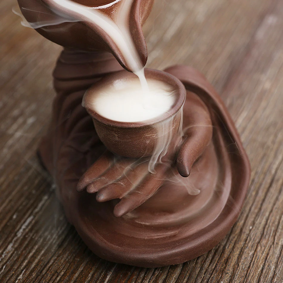 

Teapot modeling backflow incense burner red sand incense burner creative ceramic teapot decoration tea ceremony sandalwood