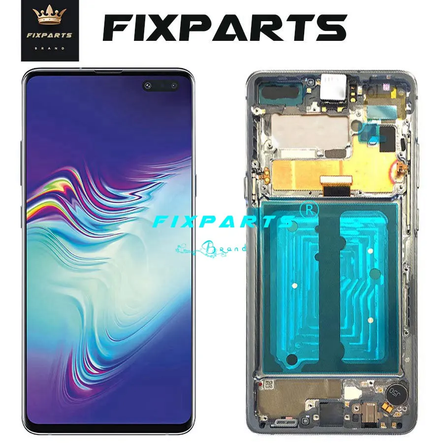 AMOLED S10 5G Verison ЖК дисплей для Samsung Galaxy G977N SM G977U экран дигитайзер сборка 6 7 &quotG977