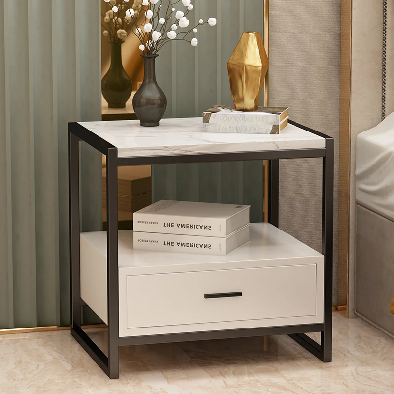 Прикроватный светильник роскошные золотые простые современные боковые тумбочки