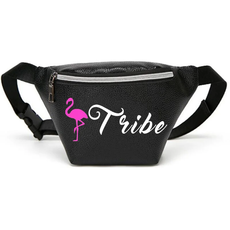 Забавная поясная сумка на заказ-Племя подружки невесты неоновая для девичника