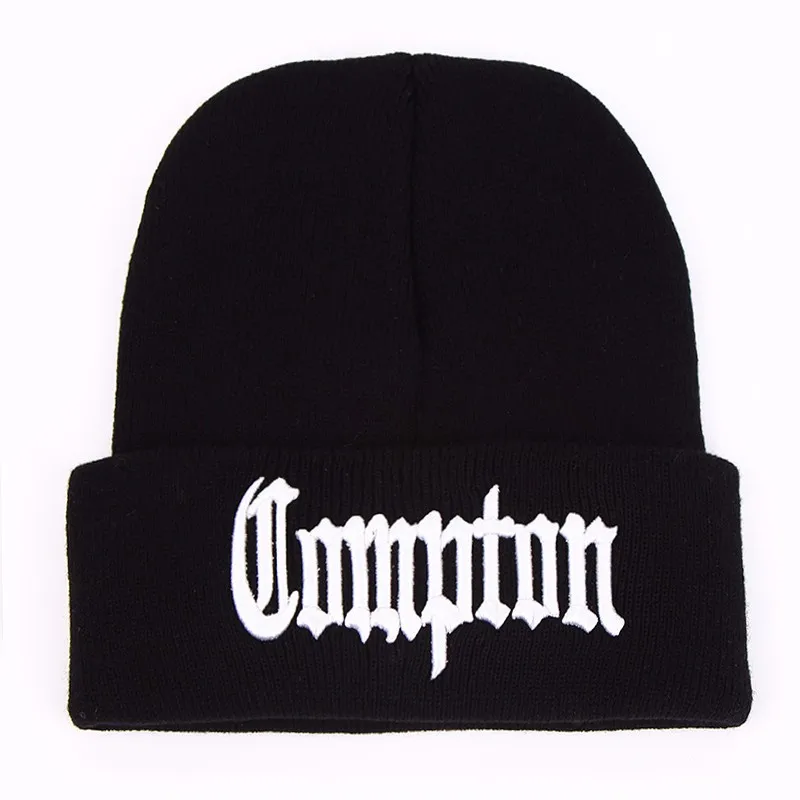 2020 New West beach gangsta nwa compton Embroidery Beanies Men Women Hip hop gorros knit Hat Knitted bonnet Skullies Caps