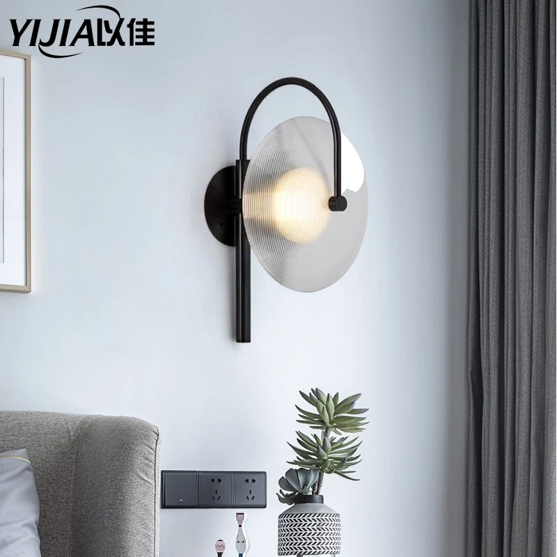 Скандинавский современный настенный светильник ретро Лофт светодиодный