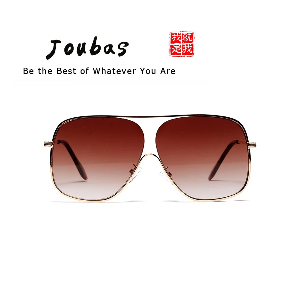 

Joubas Oversized Sunglasses Mens/Womens 2019/2020 Vintage Gradient Square Pilot Goggles Fashion Brand Deginer Shades for Women