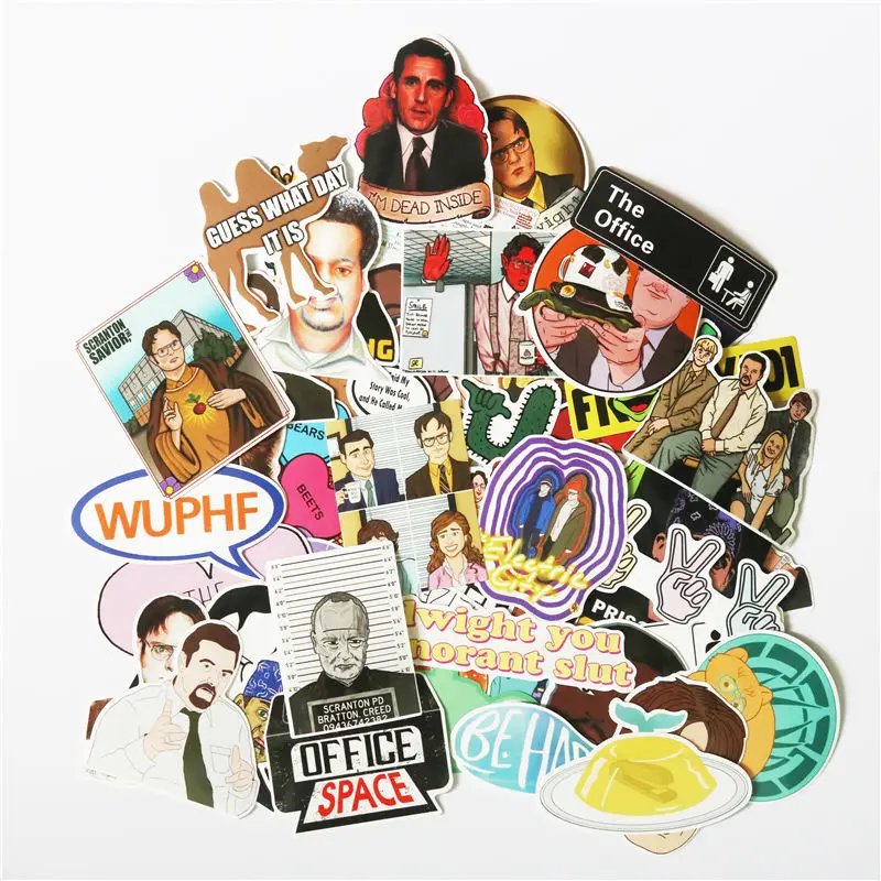 TD ZW 62 шт. наклейки для офиса граффити показа водонепроницаемая наклейка ноутбука