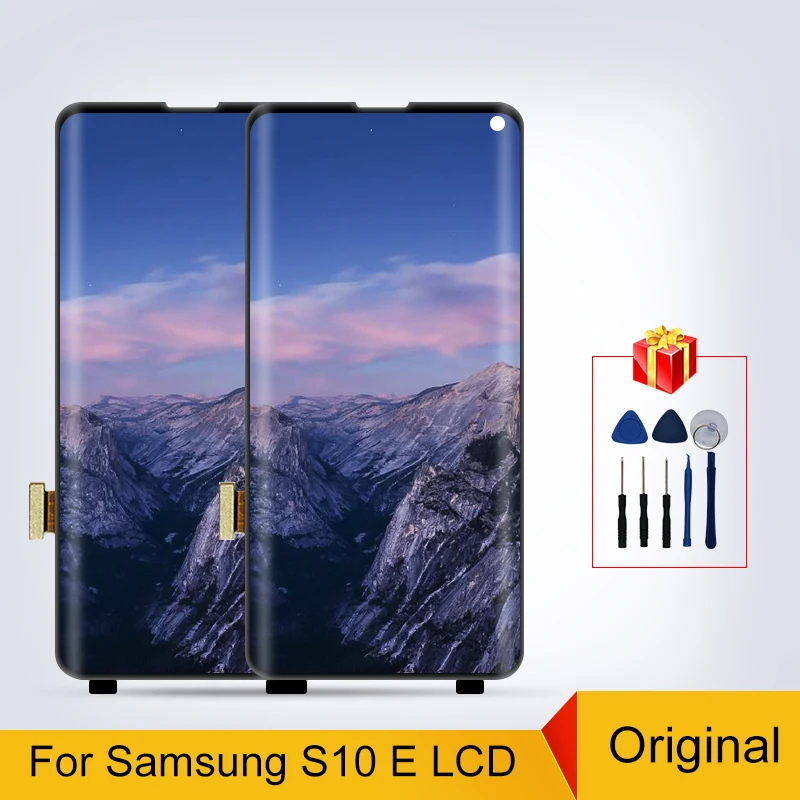 Оригинальный Для Samsung Galaxy S10E G970 G970F ЖК дисплей сенсорный Sreen дигитайзер Запасные