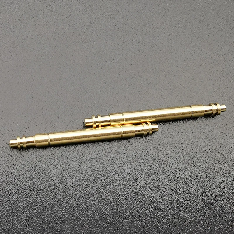 2PCS Gold Color Spring Bars For Submariner Wrist Watch 116618LN, 2.0X20mm, Watch Parts