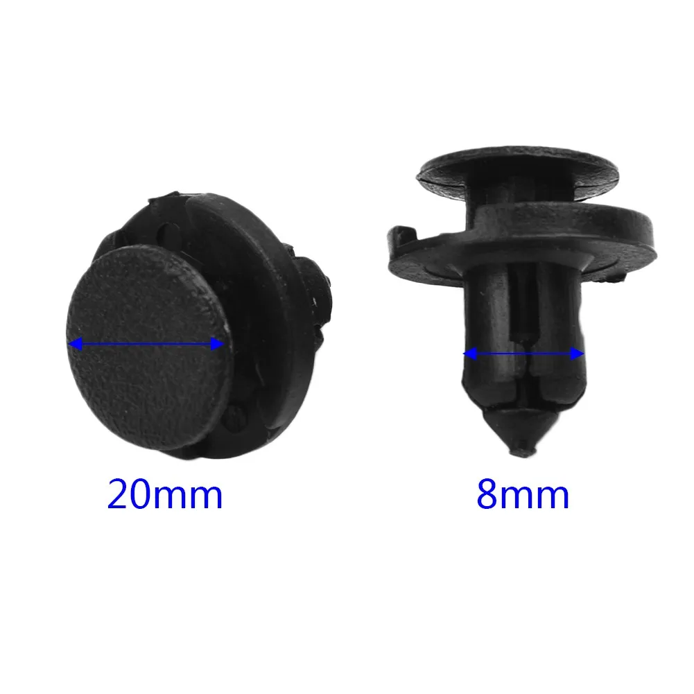

Bumper Clip Removal Tool Lot Replacement Accessories Car Rivets Clips Set 8mm Push Type Fastener For Nissan Spare