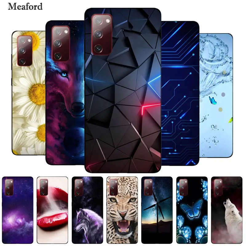 Чехол для Samsung Galaxy S20 FE черный бампер Силиконовый ТПУ мягкий чехол телефона Fan Edition