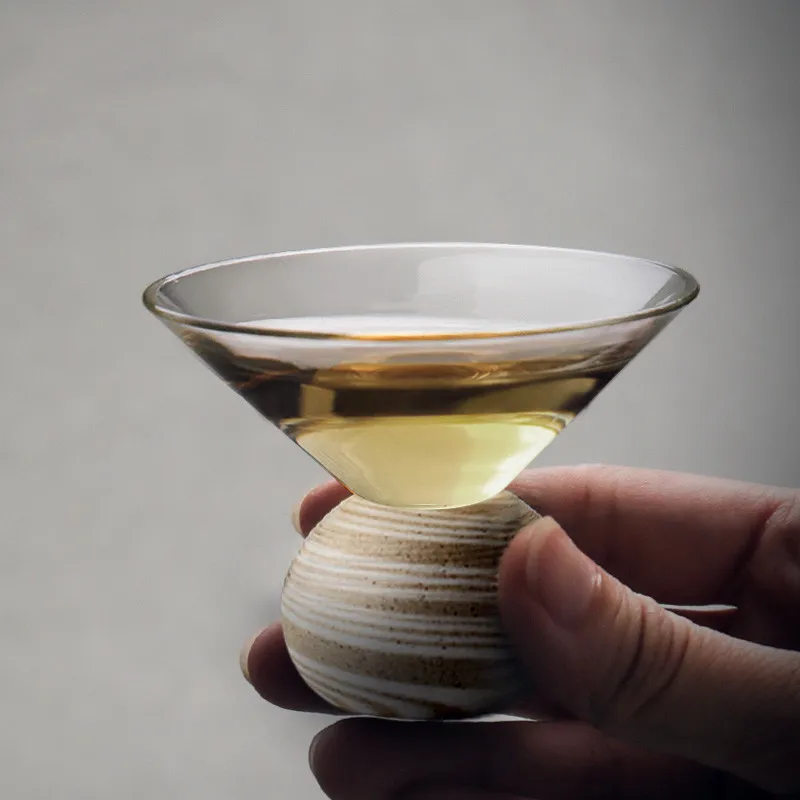 Японский Керамика Стекло мастер Чай чашки консервные банки вина Кружка Ручной