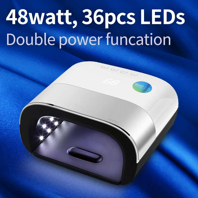 SIMINAIL 48 Вт солнечные светодиодные лампы для ногтей сушилка Светодиодная лампа