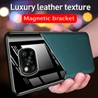 Роскошный кожаный чехол для Xiaomi Poco X3 NFC Mi Note 10 Lite Xiomi Redmi Note 9S 7 8 9 Pro 8A 9A 9C ударопрочный чехол с камерой Coque