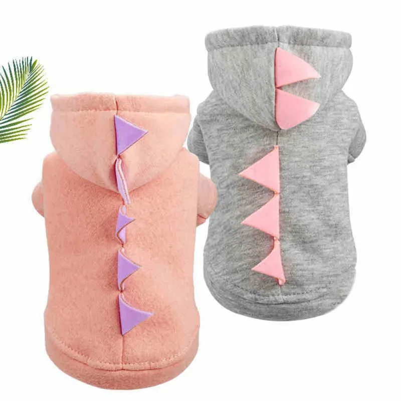 2018 Одежда для собак забавное пальто милая одежда косплея динозавра щенка зимние