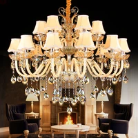 european chandeliers living room lighting atmosphere candle lamp simple modern restaurant lights bedroom crystal lamps zg8101