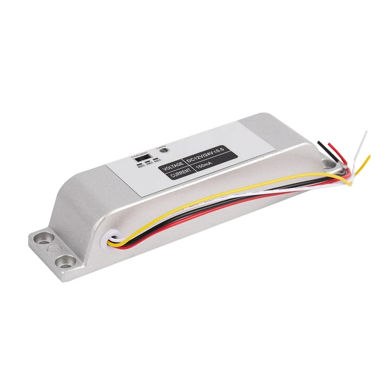 

New 2 Set DC12V Electronic Door Lock Access Lock Safe Drop Bolt Lock for Door Access Control Lock System,Black & White