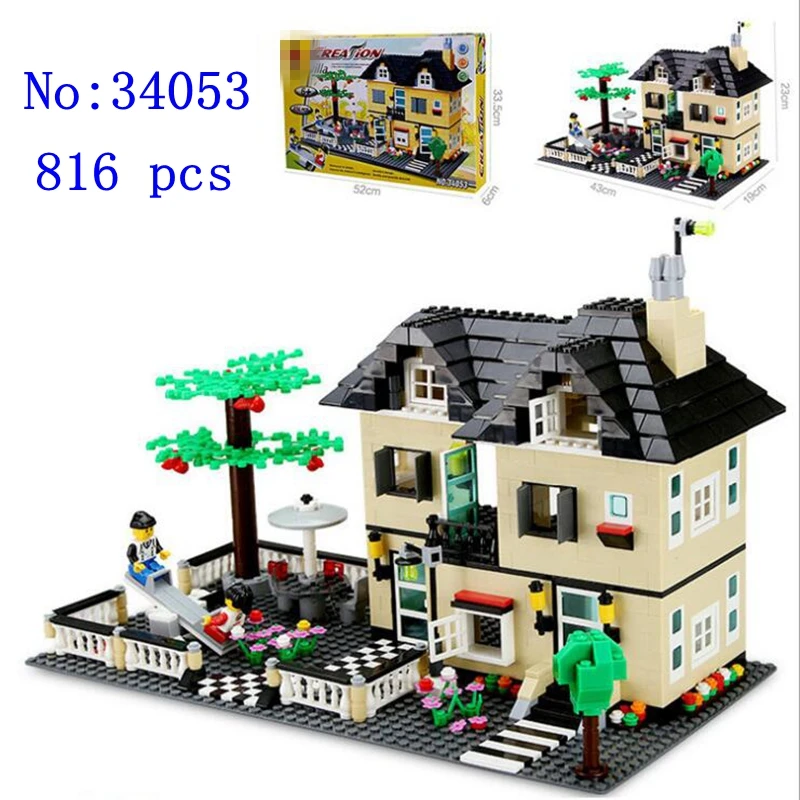 DIY Горячая продажа уличное создание архитектура города ИНН деревенский дом семья