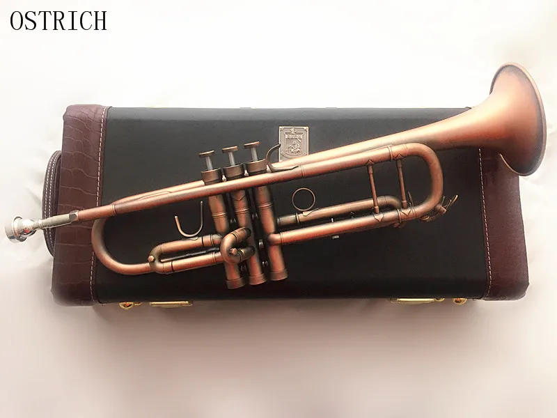 Фабричный заказной товарный знак трубы античная медь моделирование Bb Trompete