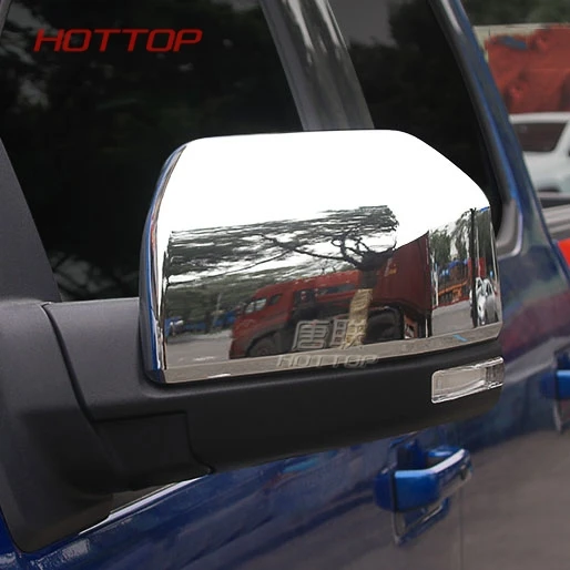 Автомобильное зеркало заднего вида крышка зеркала отделки Стикеры Хром ABS для