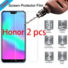 2 шт.! Закаленное защитное стекло для Honor 10 9 Light Lite Note 10 8, Защитная пленка для экрана смартфона Huawei Honor Play View 10
