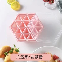 xj553 6 holes guodong ice block chocolate mold silica gel plaster mold with cover