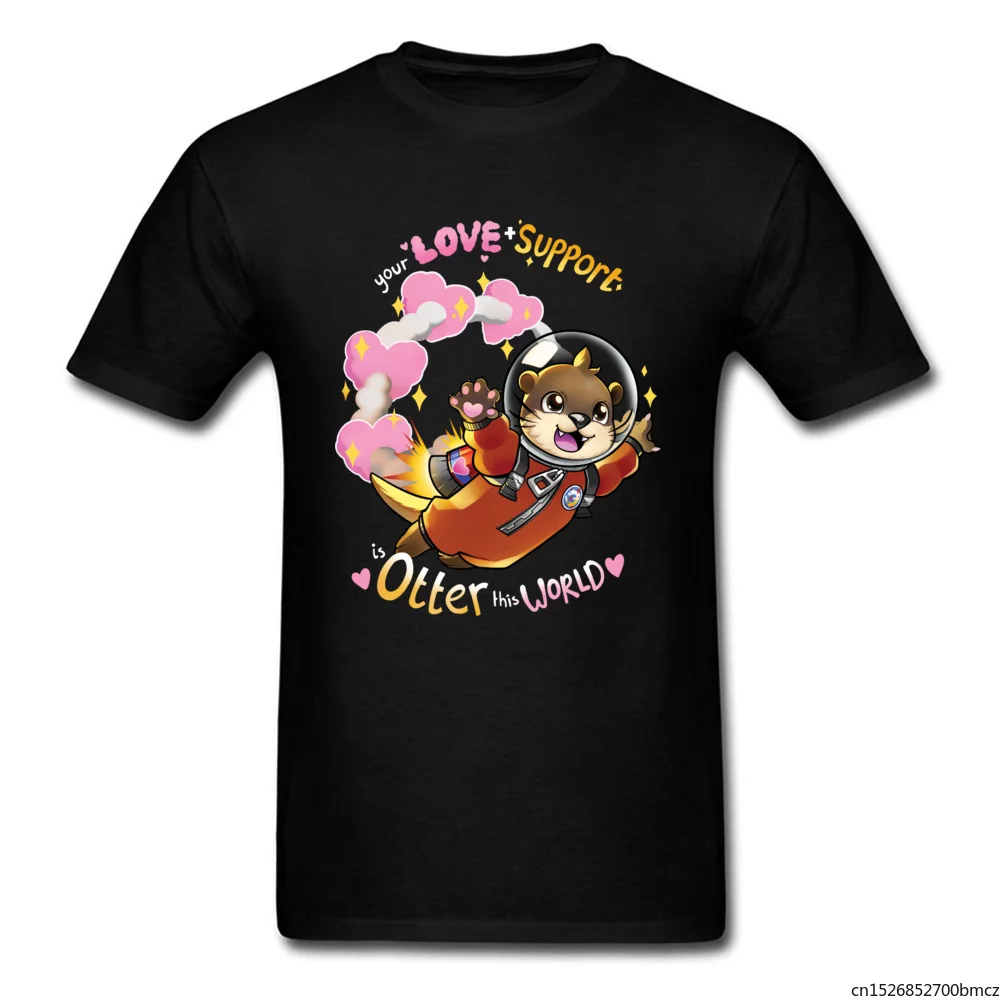 

Otter This World Cute Image Women's New T Shirt Thanksgiving Day Tops Tees Street Fashion Tee Shirt
