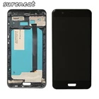 Для Blackview P6000 LCD дисплей + фото с рамкой для p6000 lcd кодирующий преобразователь сенсорного экрана в сборе запасные части