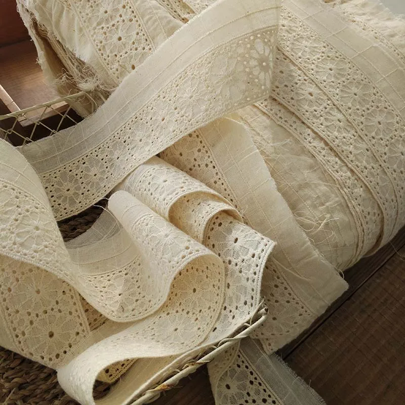 Лента с цветочной вышивкой ширина 7 см|Кружево| |