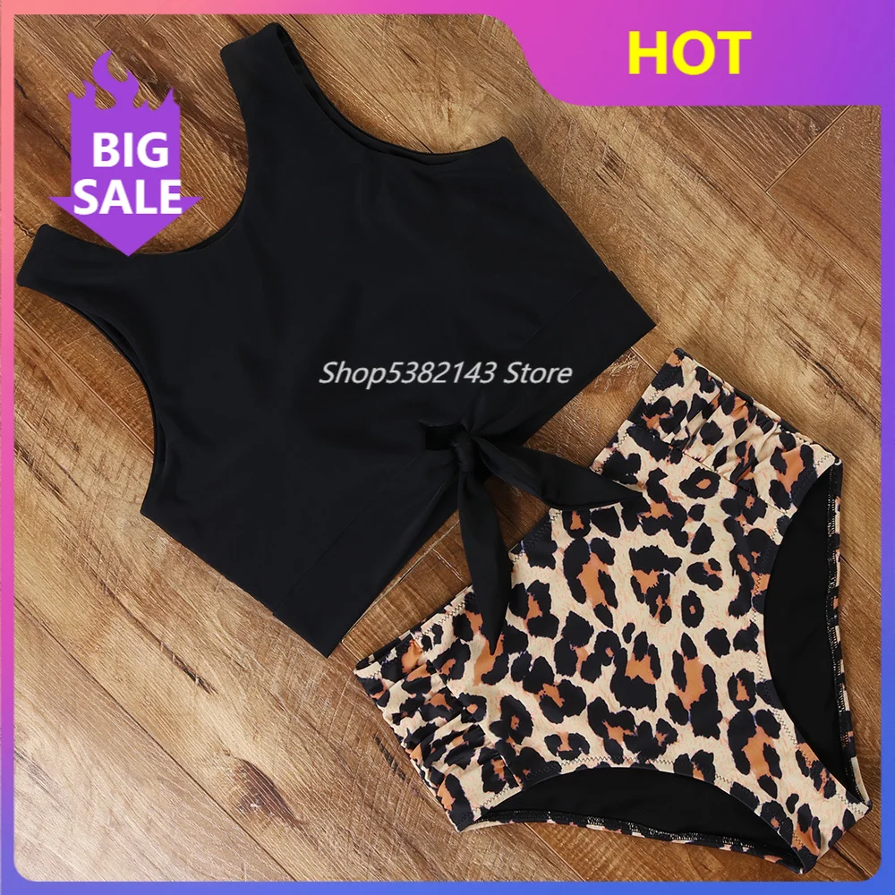 Купальник-бикини с завышенной талией эффектом пуш-ап | Женская одежда