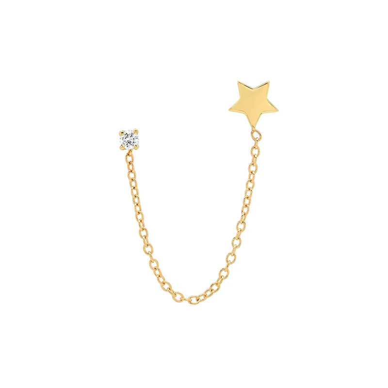 Женские прямоугольные серьги-гвоздики ROXI серьги из стерлингового серебра 925