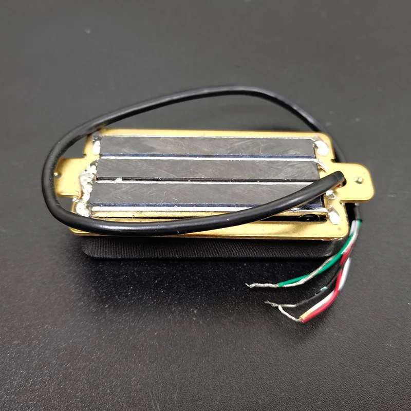 heißer schiene 2 dual klinge elektrische gitarre hohe ausgang track typ vier coil humbucker pickup schwarzweißelfenbein free global shippi