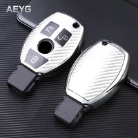 carbon style car remote key case cover shell for benz a c e s g class gla cla glk glc w204 w463 w176 w251 w205 protector holder