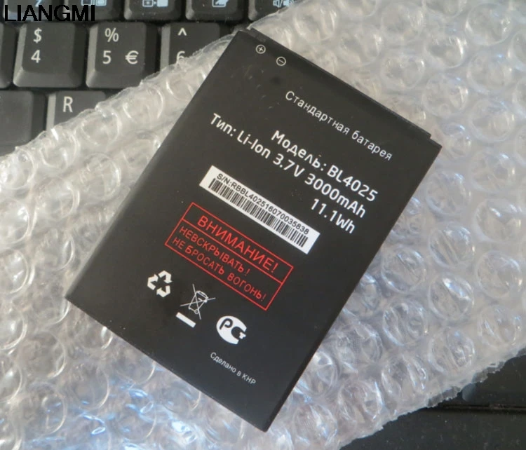 Новый высококачественный BL4025 BL 4025 3000 мАч сменный литиевый аккумулятор для Fly IQ4411 IQ 4411 с фотоэлементами
