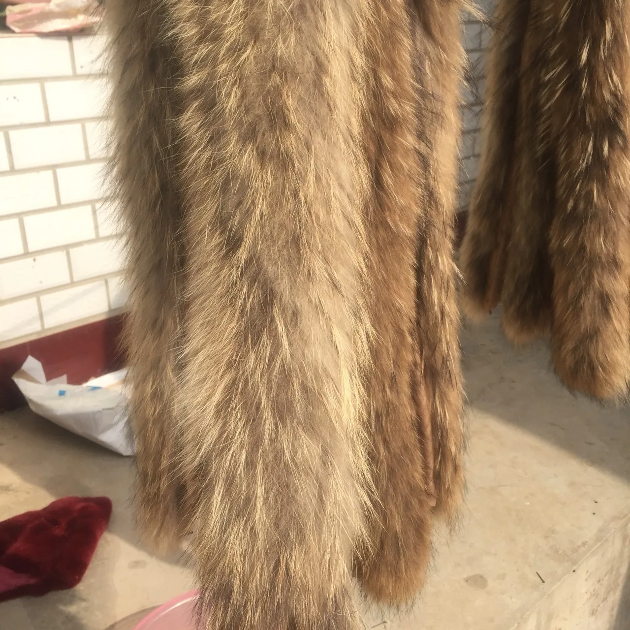 

100% Real Fur Collar For Parkas Coats Luxury Warm Natural Raccoon Scarf Women Large Fur Scarves Male Jackets 60cm 65cm 70cm 75cm