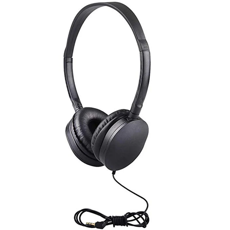 Black 1 pack Детские наушники складные регулируемые проводные наушники гарнитура с 3,5 мм аудио разъем для детей Mp3 Смартфон - Цвет: Black 1 pack