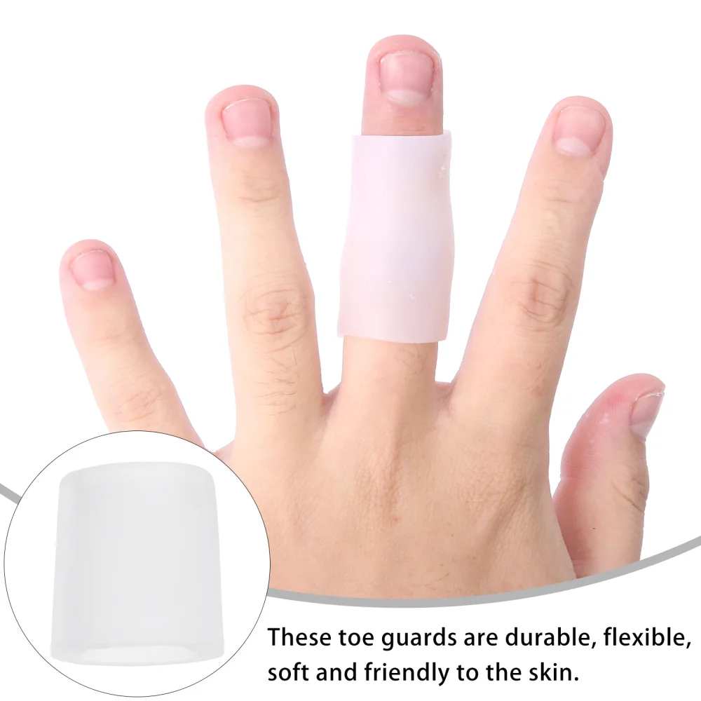 

10Pcs Toe Cushion Tube Reduce Friction Pain Relief Toe Sleeves Cover Protectors