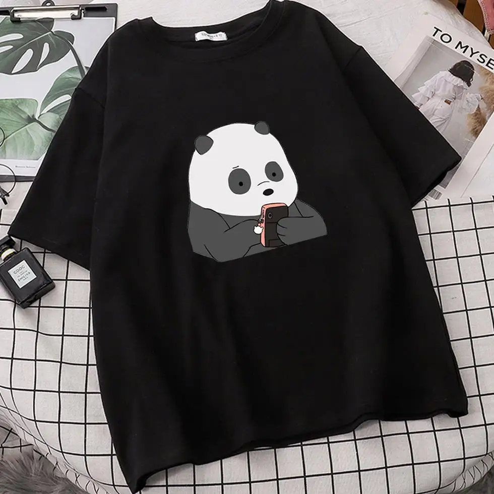 

Women Bears Tshirts Popular Brands T Shirts Manga Mujer High Quality Designer T Shirt Short Sleeve Tee Round Neck Tops