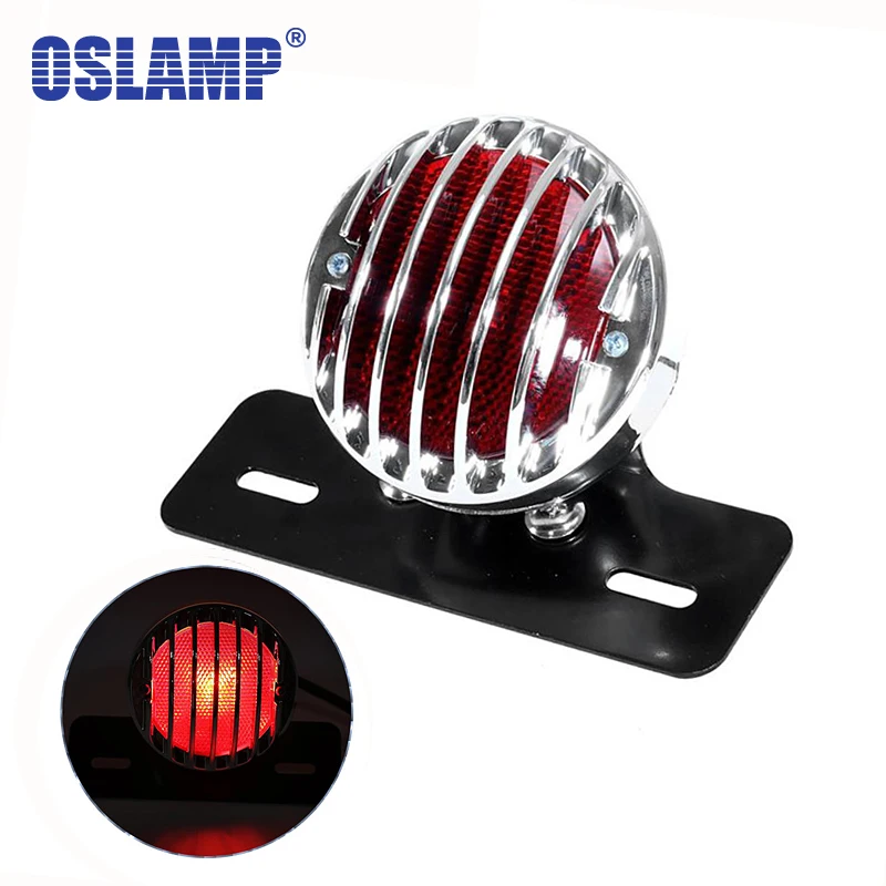 Задний стоп-сигнал мотоцикла с держателем номерного знака для Honda/Ducati/Yamaha/Suzuki/Cafe