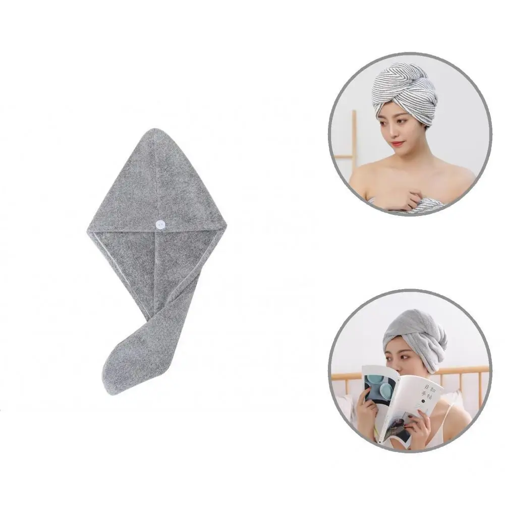 

Attractive Shower Hat Skin-friendly Multicolor Practical Comfortable Touch Bath Hat Spa Hat Shower Towel Hat