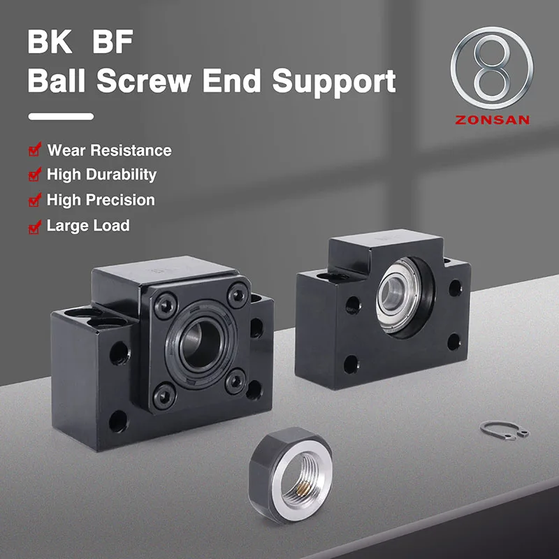 BK10 BF10 BK12 BF12 BK15 BF15 BK17 BF17 BK20 BF20 BF25 для SFU1204 SFU1605 SFU2005 шариковый винтовой концевой