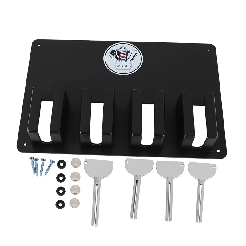 

Профессиональный высокотемпературный пластиковый парикмахерский инструмент чехол для хранения Удобная подставка для машинки для стрижки...