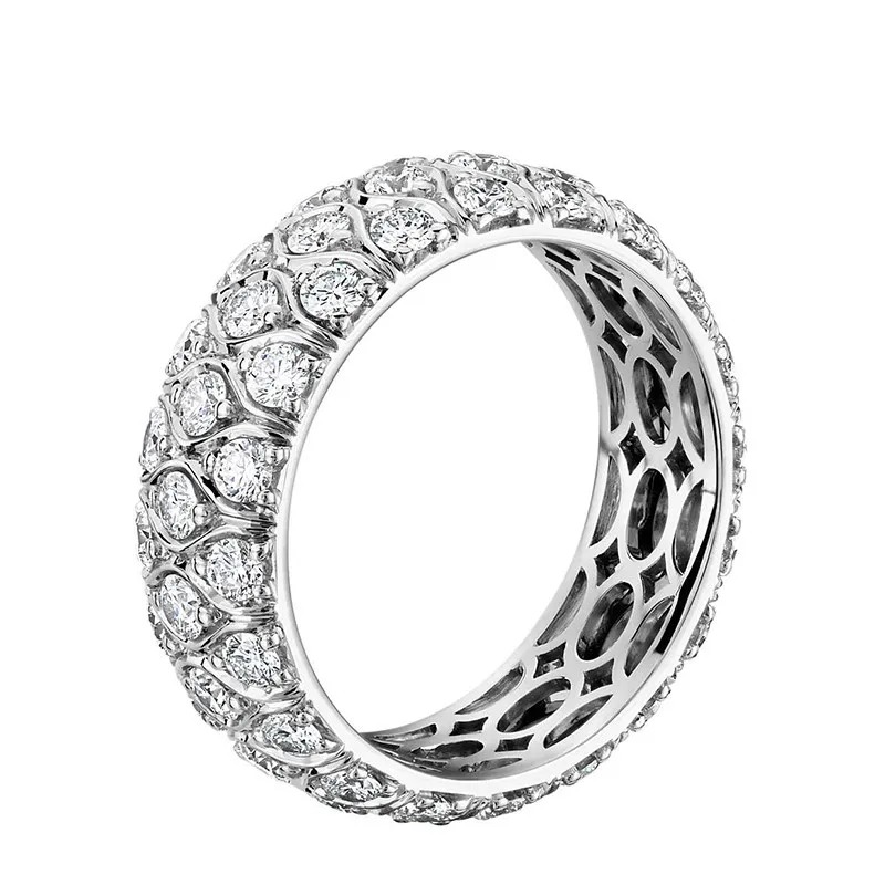 Женское кольцо из серебра 100% пробы с бриллиантами | Украшения и аксессуары