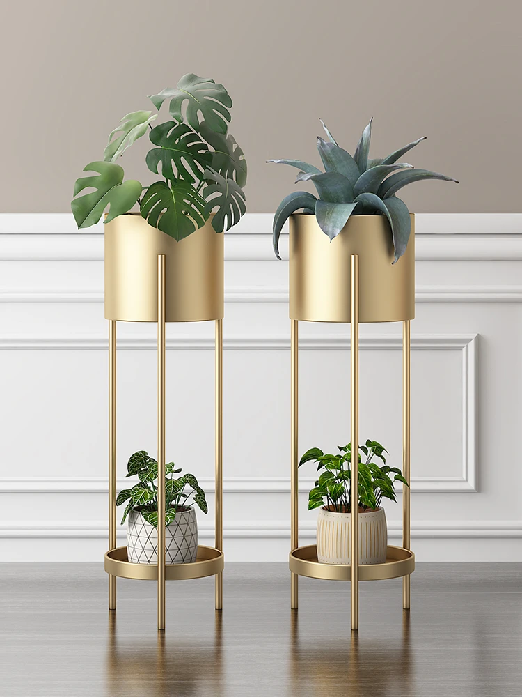 

1/2-уровневая стойка для цветов, стеллаж для хранения, железная подставка для растений, органайзер для горшка, стеллаж для хранения гостиной, ...