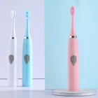 Новая электрическая зубная щетка звуковая вибрация для взрослых и детей Бытовая портативная неперезаряжаемая ультразвуковая Мягкая зубная щетка с батареей