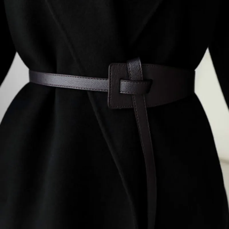 

Blends Women Pure Lady Clothing Spring Elegant Oversize Solid Fashion Sashes Teenagers Loose All-match Warm Open Stitch Overcoat