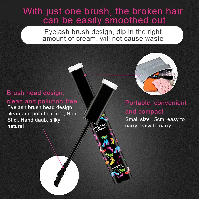 

Wholesale 35ml Hair Finishing Stick Moisturizing and Shiny Not Greasy Small Broken Hair Finishing Cream Portable M3