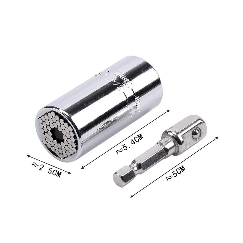 

7-19mm Multi Function Magic Spanner Hand Tools Power Drill Universal Wrench Sleeve Head Set Magic Socket Torque Sleeve