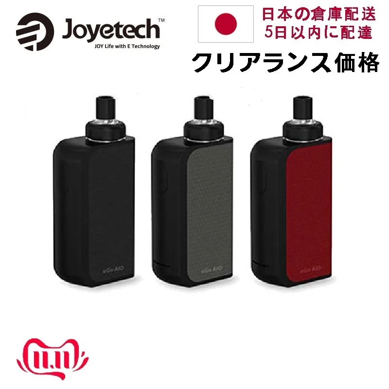 Япония отправка оригинальный Joyetech EGO AIO Box Kit с 2100 мАч батарея и 2 мл бак BF SS316