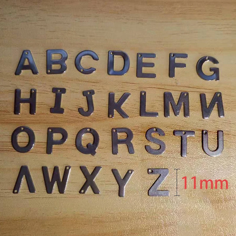 Нержавеющая сталь английские буквы амулеты мини-ювелирные изделия